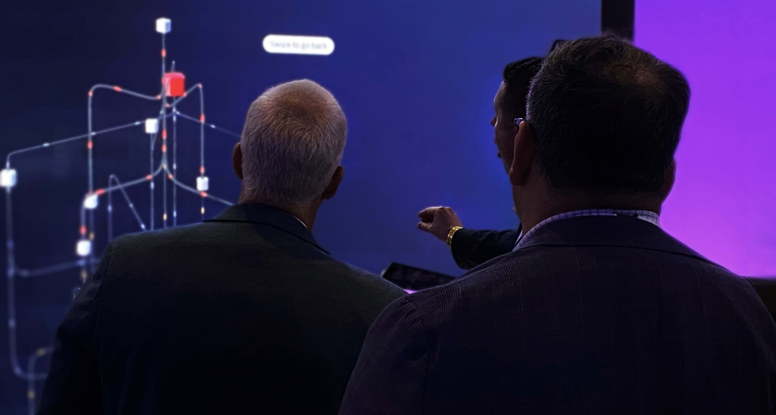 The environment reconfigured to tell a different product story.